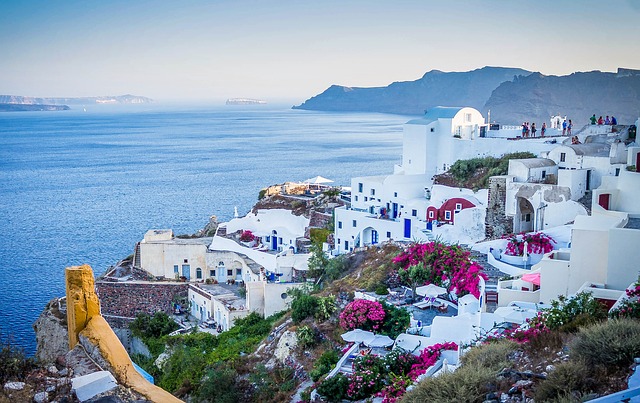 vesnice na santorini